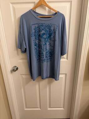 Grateful Dead Winterland Arena Oct 9th 1972 Skull & Roses Graphic T-Shirt Size L